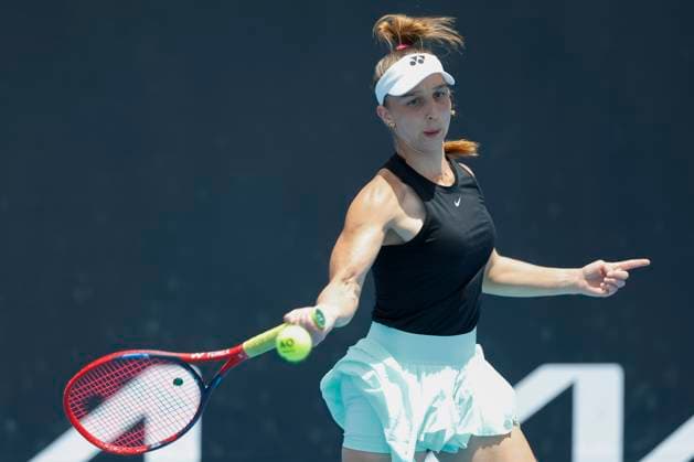 Tamara Korpatsch, Australian Open 2023, Melbourne Park, Melbourne, Victoria, Australia. Copyright: xJuergenxHasenkopfx