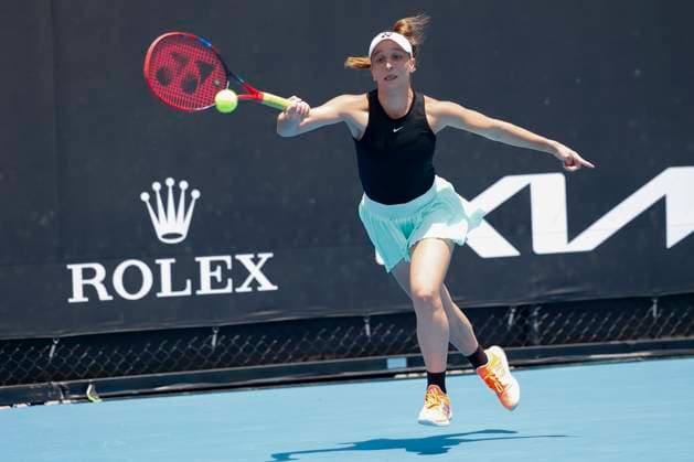 Tamara Korpatsch, Australian Open 2023, Melbourne Park, Melbourne, Victoria, Australia. Copyright: xJuergenxHasenkopfx