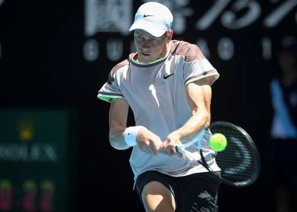 Jannik Sinner (ITA), Australian Open 2024, Melbourne Park, Melbourne, Victoria, Australia. Copyright: xJuergenxHasenkopfx