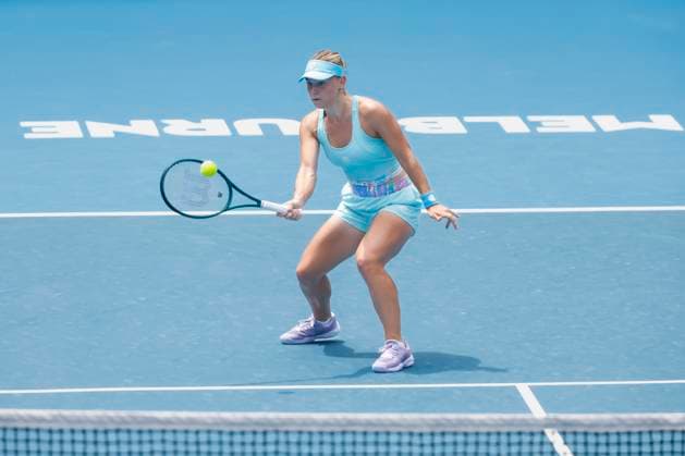 Maria Timofeeva (RUS), Australian Open 2024, Melbourne Park, Melbourne, Victoria, Australia. Copyright: xJuergenxHasenkopfx