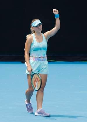 Maria Timofeeva (RUS), Australian Open 2024, Melbourne Park, Melbourne, Victoria, Australia. Copyright: xJuergenxHasenkopfx