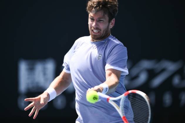 Cameron Norrie (GBR) during a practice session Australian Open, Day One, Tennis, Melbourne Park, Melbourne, Australia - 14 Jan 2024  Copyright: xJamesxGourley Shutterstockx 14297568t