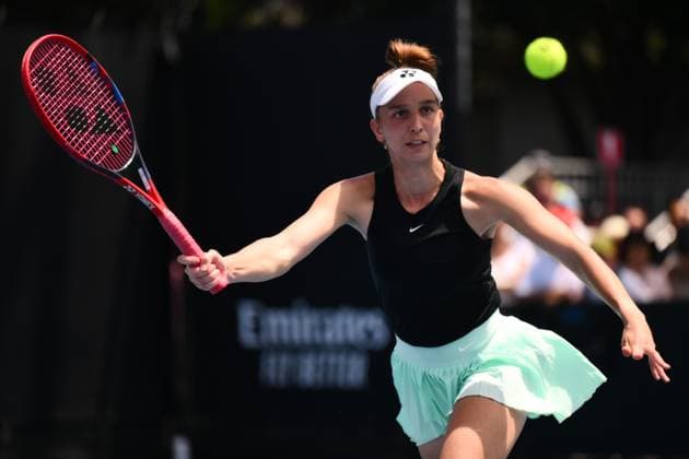 Tamara Korpatsch (GER) in action during her first round match Australian Open, Day One, Tennis, Melbourne Park, Melbourne, Australia - 14 Jan 2024  Copyright: xJamesxGourley Shutterstockx 14297568cy