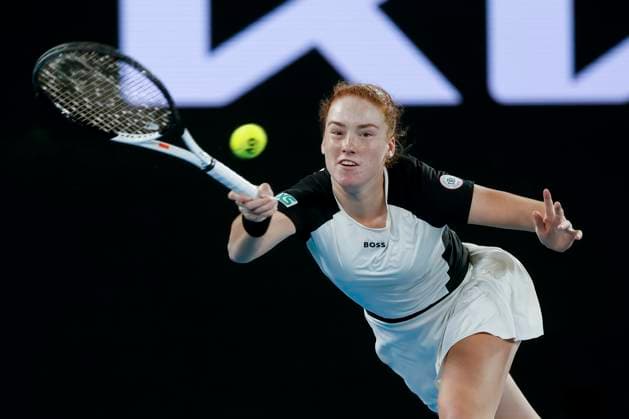 Ella Seidel, Australian Open 2024, Melbourne Park, Melbourne, Victoria, Australia. Copyright: xJuergenxHasenkopfx