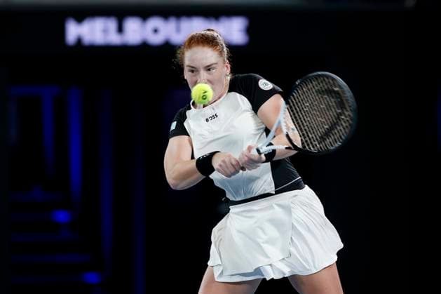 Ella Seidel, Australian Open 2024, Melbourne Park, Melbourne, Victoria, Australia. Copyright: xJuergenxHasenkopfx