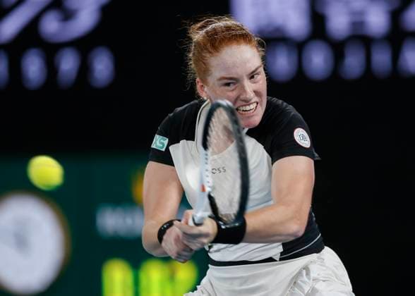 Ella Seidel, Australian Open 2024, Melbourne Park, Melbourne, Victoria, Australia. Copyright: xJuergenxHasenkopfx