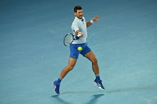 2024 Australian Open - Melbourne Novak Djokovic (SRB) match during his first round at the 2024 Australian Open at Melbourne Park in Melbourne, AUSTRALIA, on January 14, 2024. Photo by Corinne Dubreuil ABACAPRESS.COM Melbourne Australia  Copyright: xDubreuilxCorinne ABACAx
