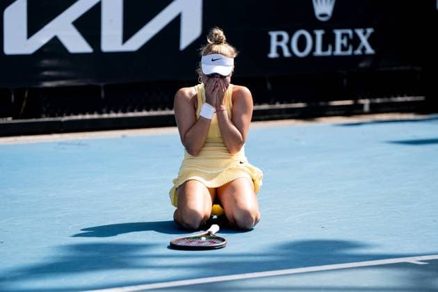 Brenda Fruhvirtova (CZE) TENNIS : Open d Australie - 14 01 2024 VirginieBouyer Panoramic 