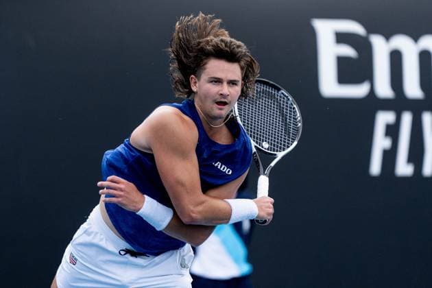 J.J. Wolf (USA) TENNIS : Open d Australie - 14 01 2024 VirginieBouyer Panoramic 
