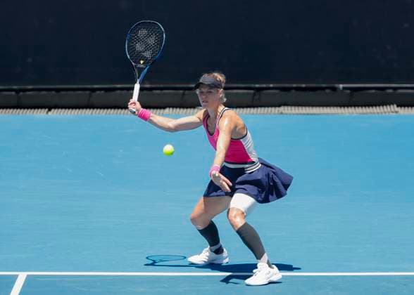 Laura Siegemund (GER), Australian Open 2024, Melbourne Park, Melbourne, Victoria, Australia. Copyright: xJuergenxHasenkopfx
