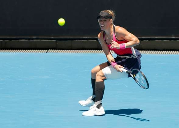 Laura Siegemund (GER), Australian Open 2024, Melbourne Park, Melbourne, Victoria, Australia. Copyright: xJuergenxHasenkopfx