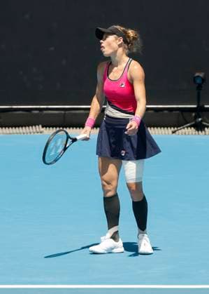 Laura Siegemund (GER) reagiert veraergert,Aerger, enttaeuscht,Enttaeuschung,Emotion, Australian Open 2024, Melbourne Park, Melbourne, Victoria, Australia. Copyright: xJuergenxHasenkopfx