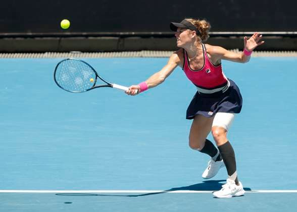Laura Siegemund (GER), Australian Open 2024, Melbourne Park, Melbourne, Victoria, Australia. Copyright: xJuergenxHasenkopfx