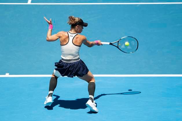 Laura Siegemund (GER), Australian Open 2024, Melbourne Park, Melbourne, Victoria, Australia. Copyright: xJuergenxHasenkopfx