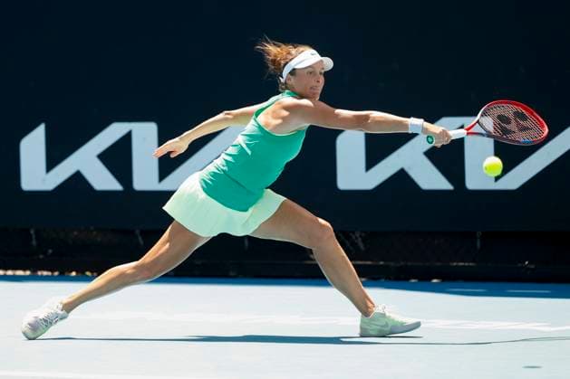 Tatjana Maria, Australian Open 2024, Melbourne Park, Melbourne, Victoria, Australia. Copyright: xJuergenxHasenkopfx
