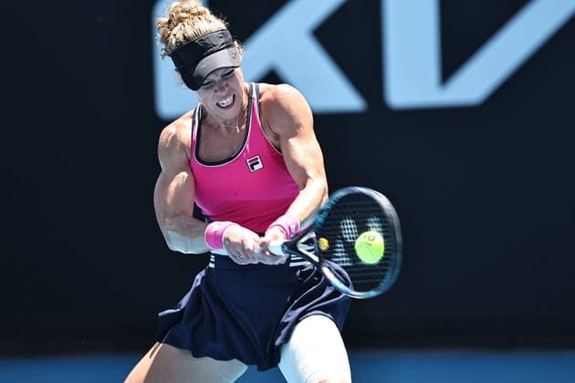 Sport Themen der Woche KW03 Laura Siegemund, GER, during first round of 2024 Australian Open in Melbourne, 15 01 2023; - *** Laura Siegemund, GER, during first round of 2024 Australian Open in Melbourne, 15 01 2023 