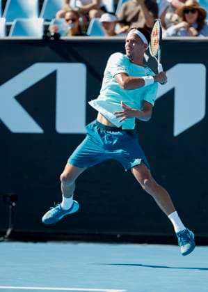 Daniel Altmaier (GER), Australian Open 2024, Melbourne Park, Melbourne, Victoria, Australia. Copyright: xJuergenxHasenkopfx