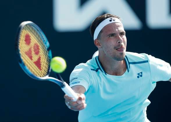 Daniel Altmaier (GER), Australian Open 2024, Melbourne Park, Melbourne, Victoria, Australia. Copyright: xJuergenxHasenkopfx