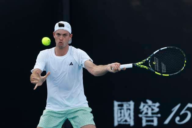 Maximilian Marterer (GER), Australian Open 2024, Melbourne Park, Melbourne, Victoria, Australia. Copyright: xJuergenxHasenkopfx