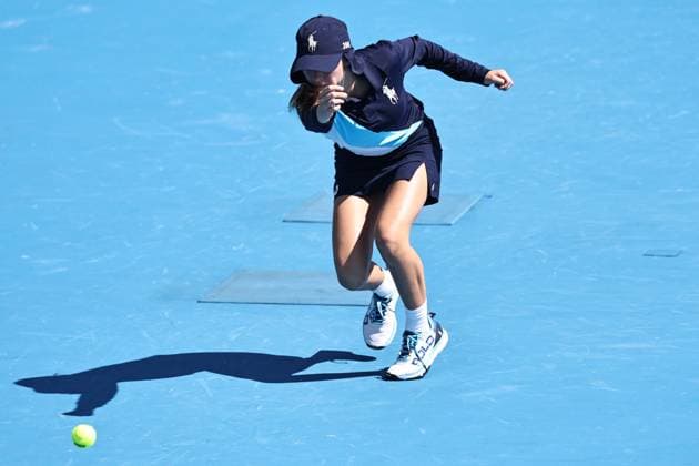 Typical during first round of 2024 Australian Open in Melbourne, 15 01 2023; -