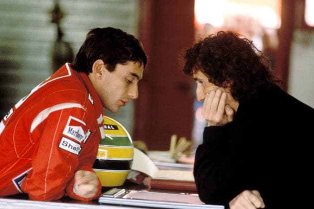 AUTO - F1 1989 - JAPAN - SUZUKA - AYRTON SENNA (BRA) - ALAIN PROST MCLAREN HONDA - AMBIANCE - PORTRAIT BEST OF FORMULE 1 : Grand prix du Japon - Suzuka - 22 10 1989 DPPI Panoramic  1989_JAPAN_SENNA_PROST2.jpg