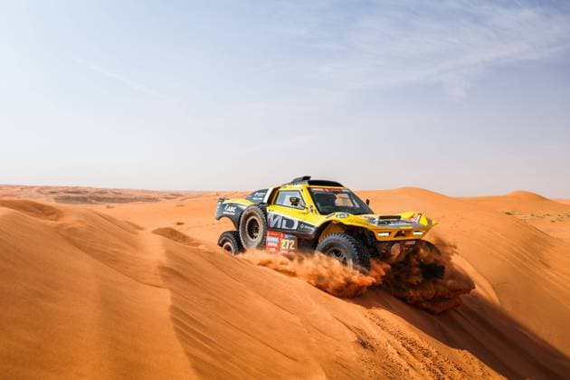 Bilder des Jahres 2024, Sport 01 Januar Sport Themen der Woche KW03 Sport Bilder des Tages 272 BEZIAT Jean-Philippe (fra), ALBIRA Vincent (fra), MD Rally MD Optimus, Motul, FIA Ultimate, action during the Stage 8 of the Dakar 2024 on January 15, 2024 between Al Duwadimi and Hail, Saudi Arabia - DAKAR 2024 - STAGE 8 DPPI Panoramic  05124017_AV3_7917