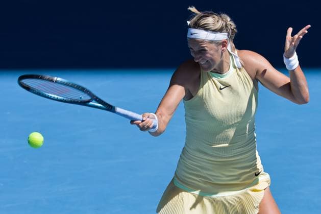 Tennis 2024: Australian Open Day 3 January 16, 2024: 18th seed VICTORIA AZARENKA of Belarus in action against CAMILA GIORGI of Italy on Margaret Court Arena in a Women s Singles 1st round match on day 3 of the 2024 Australian Open in Melbourne, Australia. Sydney Low Cal Media(Credit Image: Â Sydney Low Cal Sport Media) California USA EDITORIAL USE ONLY Copyright: xx ZUMA-20240116_faf_c04_022.jpg SydneyxLowx csmphotothree223626
