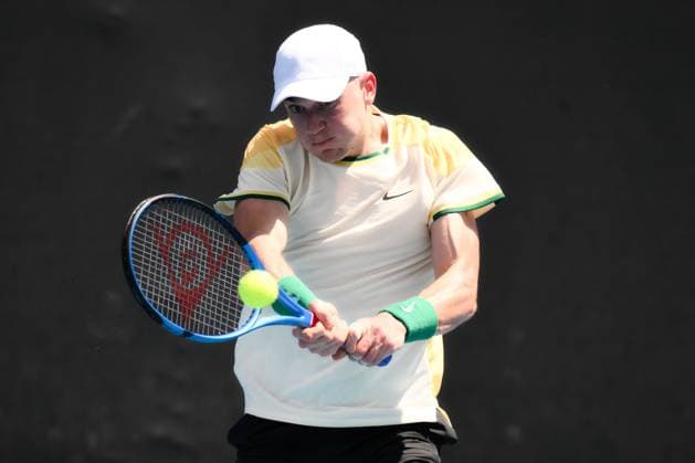 Jack Draper (GBR) during his first round match Australian Open, Day Two, Tennis, Melbourne Park, Melbourne, Australia - 16 Jan 2024  Copyright: xJamesxGourley Shutterstockx 14302243dl