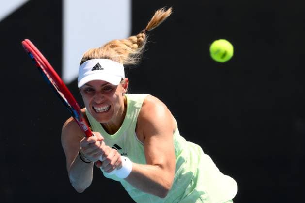 Angelique Kerber (GER) during her first round match Australian Open, Day Two, Tennis, Melbourne Park, Melbourne, Australia - 16 Jan 2024  Copyright: xJamesxGourley Shutterstockx 14302243dg