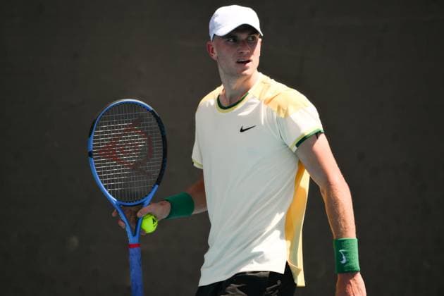 Jack Draper (GBR) during his first round match Australian Open, Day Two, Tennis, Melbourne Park, Melbourne, Australia - 16 Jan 2024  Copyright: xJamesxGourley Shutterstockx 14302243dq