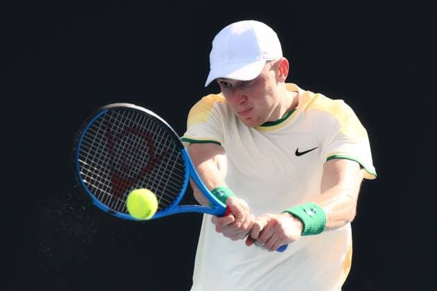 Jack Draper (GBR) during his first round match Australian Open, Day Three, Tennis, Melbourne Park, Melbourne, Australia - 16 Jan 2024  Copyright: xJamesxGourley Shutterstockx 14297584au