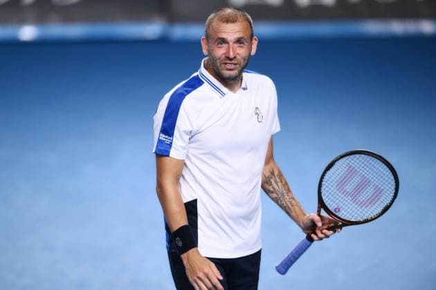 Dan Evans (GBR) during his first round match Australian Open, Day Three, Tennis, Melbourne Park, Melbourne, Australia - 16 Jan 2024  Copyright: xJamesxGourley Shutterstockx 14297584gq