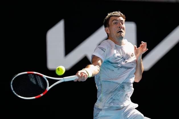 Sebastian Ofner (AUT), Australian Open 2024, Melbourne Park, Melbourne, Victoria, Australia. Copyright: xJuergenxHasenkopfx