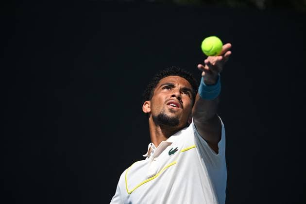 2024 Australian Open - Melbourne Arthur Fils (FRA) during his first round match at the 2024 Australian Open at Melbourne Park in Melbourne, AUSTRALIA, on January 16, 2024. Photo by Corinne Dubreuil ABACAPRESS.COM Melbourne Australia  Copyright: xDubreuilxCorinne ABACAx