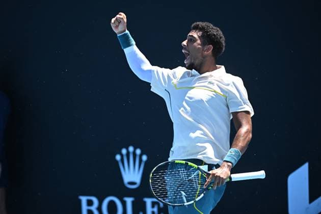 2024 Australian Open - Melbourne Arthur Fils (FRA) during his first round match at the 2024 Australian Open at Melbourne Park in Melbourne, AUSTRALIA, on January 16, 2024. Photo by Corinne Dubreuil ABACAPRESS.COM Melbourne Australia  Copyright: xDubreuilxCorinne ABACAx