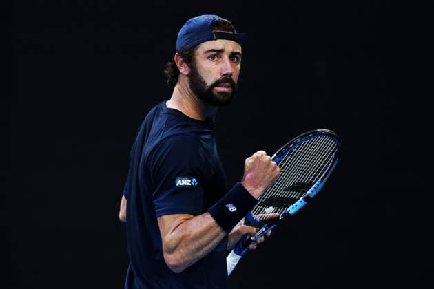 Jordan Thompson (AUS) during his second round match Australian Open, Day Four, Tennis, Melbourne Park, Melbourne, Australia - 17 Jan 2024  Copyright: xEllaxLing Shutterstockx 14297587dv