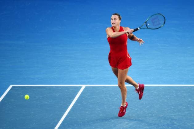 Aryna Sabalenka (BLR) during her second round match Australian Open, Day Four, Tennis, Melbourne Park, Melbourne, Australia - 17 Jan 2024  Copyright: xJamesxGourley Shutterstockx 14297589ha