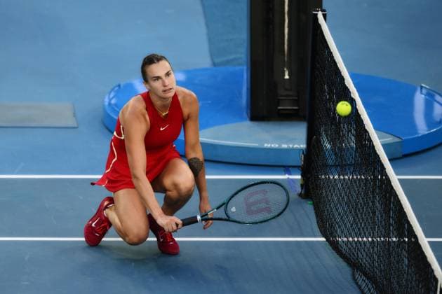 Aryna Sabalenka (BLR) during her second round match Australian Open, Day Four, Tennis, Melbourne Park, Melbourne, Australia - 17 Jan 2024  Copyright: xJamesxGourley Shutterstockx 14297589hv