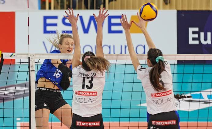 Volleyball - CEV Challenge Cup - VC Wiesbaden - AC PAOK Thessaloniki - 17.01.24, -