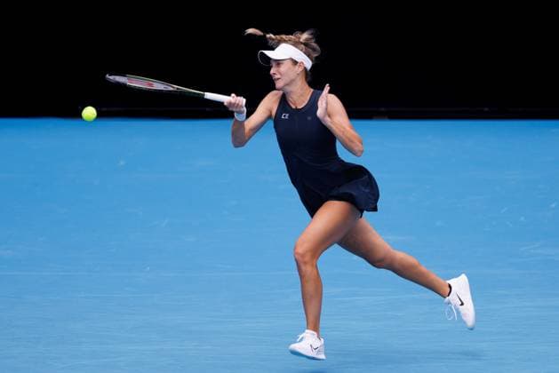 Tennis 2024: Australian Open Day 5 January 18, 2024: MCCARTNEY KESSLER of the USA in action against LINDA NOSKOVA of the Czech Republic on KIA Arena in a Women s Singles 2nd round match on day 5 of the 2024 Australian Open in Melbourne, Australia. Sydney Low Cal Media(Credit Image: Â Sydney Low Cal Sport Media) California USA EDITORIAL USE ONLY Copyright: xx ZUMA-20240118_faf_c04_023.jpg SydneyxLowx csmphotothree223974