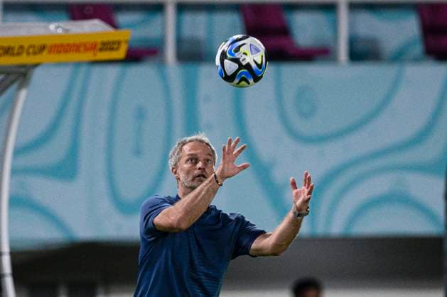 Surakarta, Indonesia - December 2: Germany Head Coach Christian Wueck during FIFA U-17 World Cup Final match between Germany and France at Manahan Stadium on December 2, 2023 in Surakarta, Indonesia. (Photo by Just Pictures) Surakarta Manahan Stadium Java Indonesia