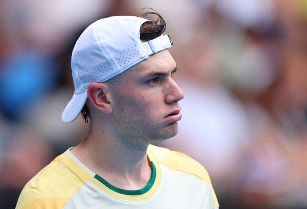 Jack Draper of GBR frustrated Australian Open, Day Five, Tennis, Melbourne Park, Melbourne, Australia - 18 Jan 2024  Copyright: xEllaxLing Shutterstockx 14305074ad