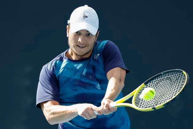Miomir Kecmanovic, Australian Open 2024, Melbourne Park, Melbourne, Victoria, Australia. Copyright: xJuergenxHasenkopfx