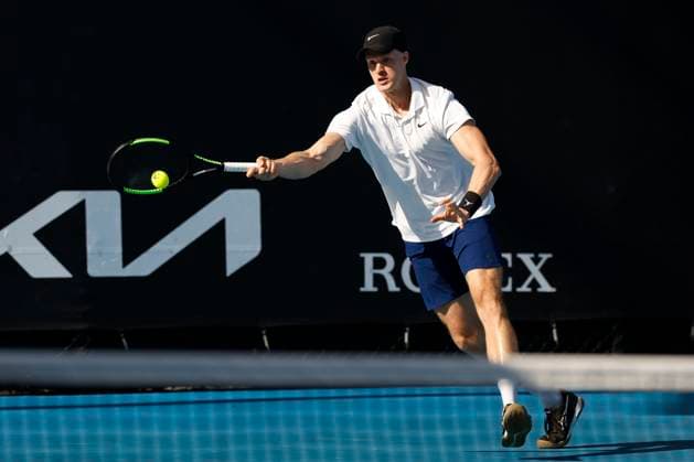Constantine Frantzen Hendrik Jebens, Herren Doppel Australian Open 2024, Melbourne Park, Melbourne, Victoria, Australia. Copyright: xJuergenxHasenkopfx