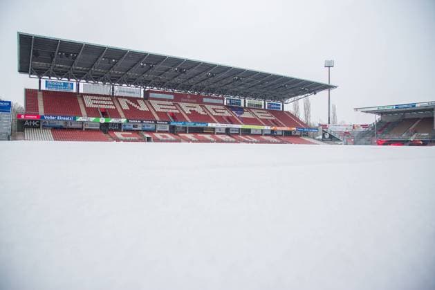 Cottbus, Deutschland 18. Januar 2024: RL Nord Ost - 2023 2024 - FC Energie Cottbus Training Im Bild: Kein Spiel im LEAG Energie Stadion - Spielabsage LEAG Energie Stadion Brandenburg Copyright: xFotostandx xWeilandx