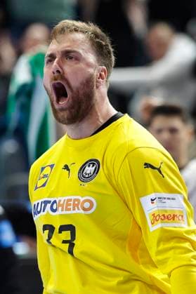 Handball, EHF-Europameisterschaft der Männer Hauptrunde Lanxess-Arena in Köln 18.01.2024 Deutschland (GER) gegen Island (ISL) 26:24 Torwart Andreas WOLFF (GER)