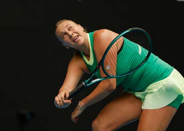 Amanda Anisimova, Australian Open 2024, Melbourne Park, Melbourne, Victoria, Australia. Copyright: xJuergenxHasenkopfx