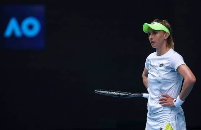 Lesia Tsurenko of Ukraine reacts in frustration Australian Open, Day Six, Tennis, Melbourne Park, Melbourne, Australia - 19 Jan 2024  Copyright: xEllaxLing Shutterstockx 14306107ai