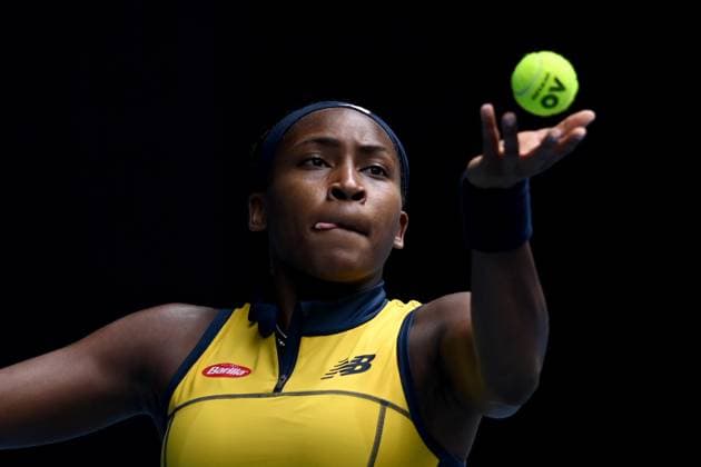 TENNIS AUSTRALIAN OPEN, Coco Gauff of the USA during her 3rd round match against Alycia Parks of the USA on Day 6 of the 2024 Australian Open at Melbourne Park in Melbourne, Friday, January 19, 2024. ( NO ARCHIVING, EDITORIAL USE ONLY, NO USE IN BOOKS WITHOUT CONSENT MELBOURNE VICTORIA AUSTRALIA  Copyright: xJAMESxROSSx 20240119001890879604