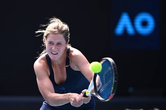 TENNIS AUSTRALIAN OPEN, Anastasia Zakharova of Russia in action during her 3rd round match against Magdalena Frech of Poland on Day 6 of the 2024 Australian Open at Melbourne Park in Melbourne, Friday, January 19, 2024. ( NO ARCHIVING, EDITORIAL USE ONLY, NO USE IN BOOKS WITHOUT CONSENT MELBOURNE VICTORIA AUSTRALIA  Copyright: xJOELxCARRETTx 20240119001890887642